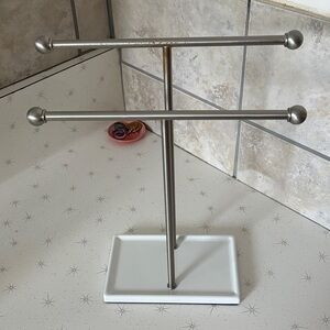 Silver Jewelry Display Stand